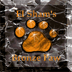El Sham's Bronze Paw Award